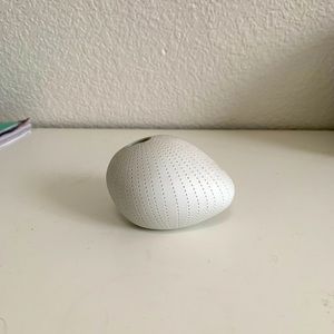 Small white ikebana vase